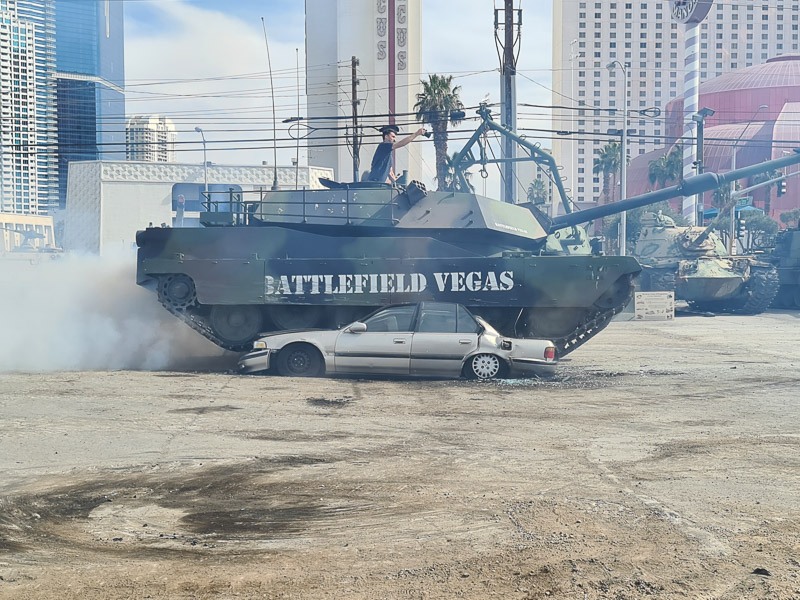 Battlefield Vegas Tank Crush