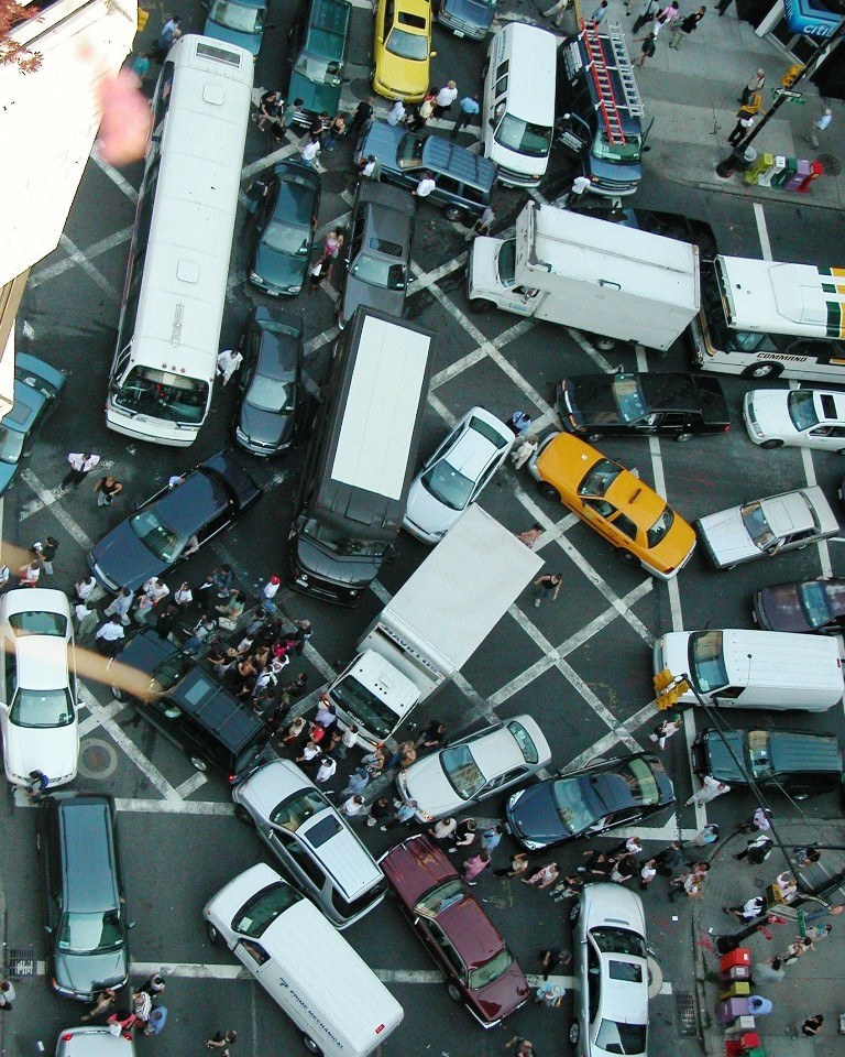 traffic gridlock alert nyc cause