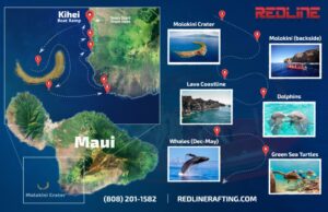 Redline Molokini Snorkel Tour Map