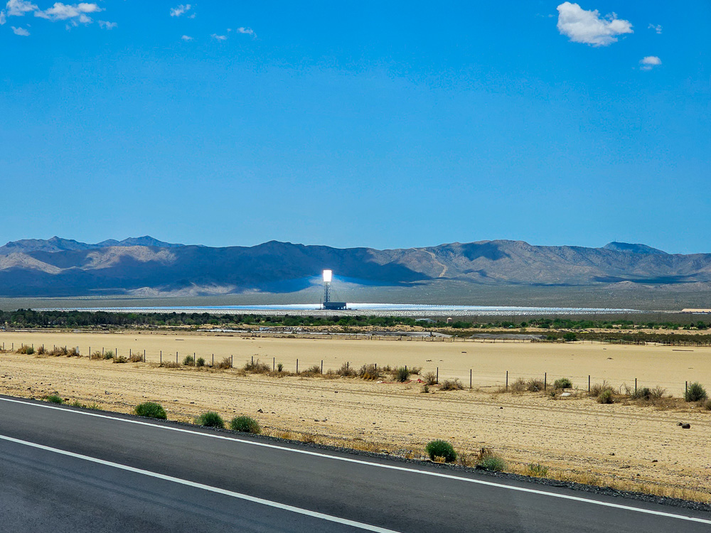 Ivanpah Solar Power from the I-15